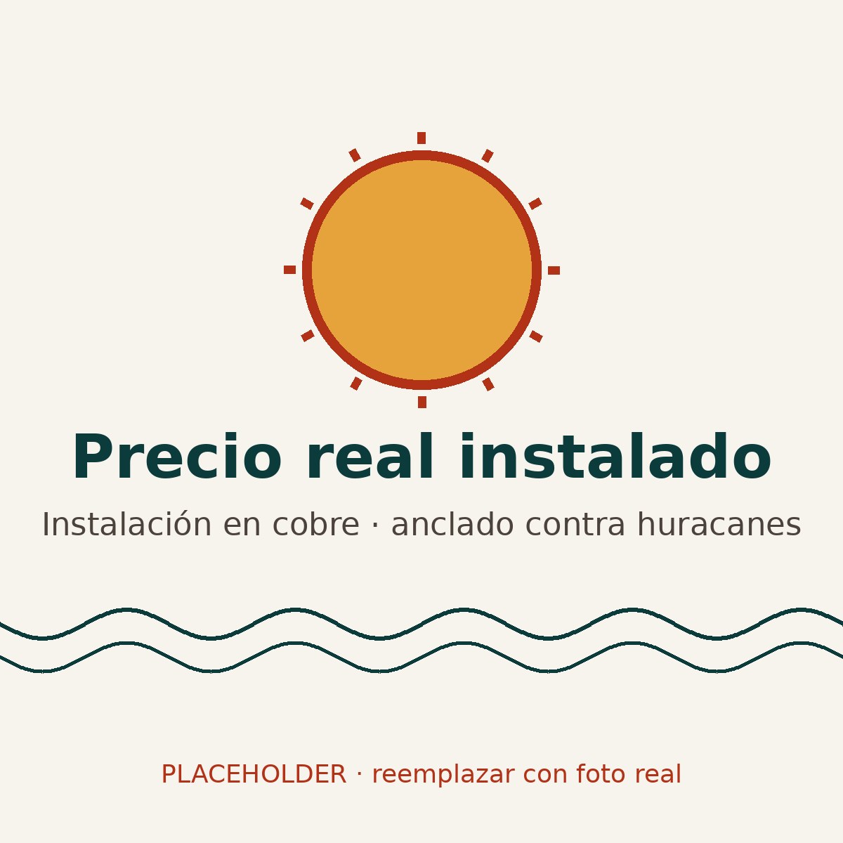 Equipo de Agua Caliente PR instalando un calentador solar en cobre